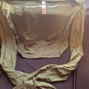 Zenana Olive Green Shrug